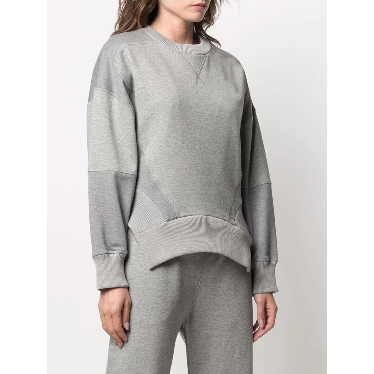 Новинка сезона осень зима 2021 Женская толстовка из хлопка свободная с круглым