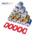 Силиконовая подставка для бутылок вина, держатель для бутылок в холодильнике, органайзер для хранения бутылок, органайзер для кухни, бара, кладовой, штабелируемые инструменты