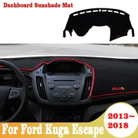 for ford kuga escape 2013 2014 2015 2016 2017 2018 car dashboard covers mat shade cushion pad carpets salon interior accessories