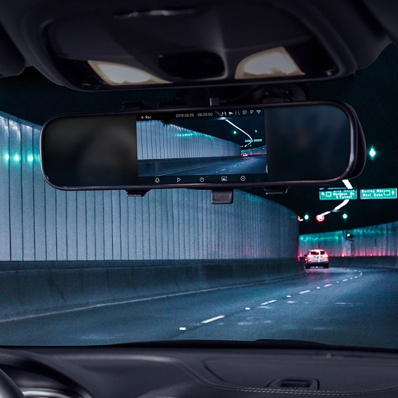 Английская версия 70mai Smart Dash Cam зеркало 70 MAI камера заднего вида 1600P 70mai Smart car dvr 24H монитор парковки заднего вида автомобиля dvr