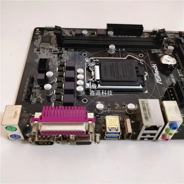 

original motherboard for used Asrock H81 Pro BTC DDR3 LGA 1150 I3 I5 I7 CPU USB2.0 USB3.0 H81 Desktop motherboard