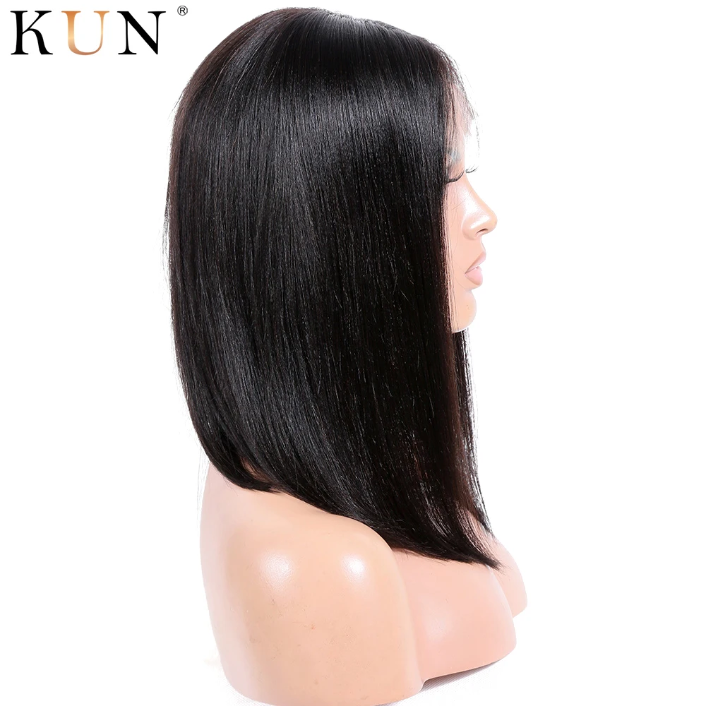 Парики из коротких человеческих волос 360 парик натуральных яки прямые парики 360x6