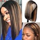 Firebird хайлайтер боб парик кружевные передние парики из человеческих волос парик Боб волосы человеческие волосы боб отрезной боб парик прямые человеческие волосы