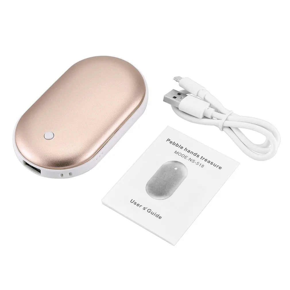 

Multi-Function Charging Treasure Cobblestone Usb Hand Warmer Mini Portable Charging Treasure Charging Hand Warmer Two In One