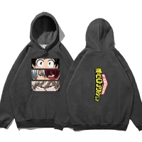 anime my hero academia cool print hoodie men spring autumn loose hoody o neck daily casual new streetwear pocket clothing mens