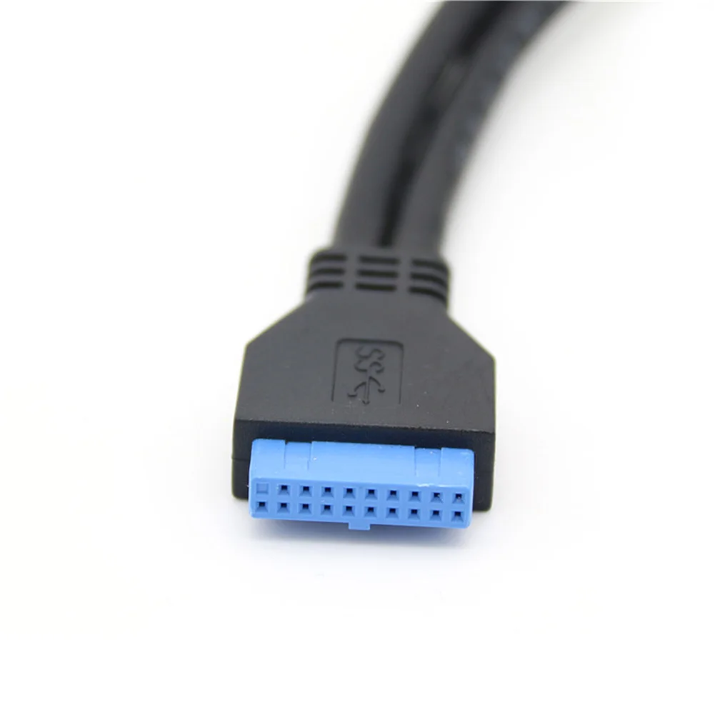 USB3.0 20Pin Female to USB 3.0 20 Pin Male Extension Cable Motherboard Mainboard Extender Data | Компьютеры и офис
