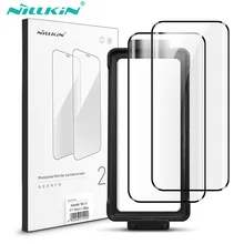 NILLKIN 2PCS Full Glue Screen Protector For Xiaomi Mi 11 Ultra Full Coverage Curved Film For Xiaomi Mi 11 11 pro With tools