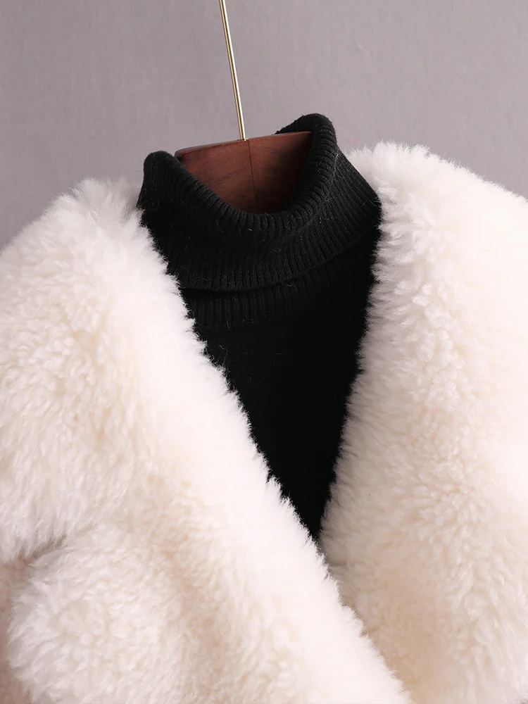 

JCHB 2021 Real Fur Coat Female 100% Wool Autumn Winter Clothes Women Down Jacket Korean Woman Parka Ropa De Mujer JC9622 Pph150