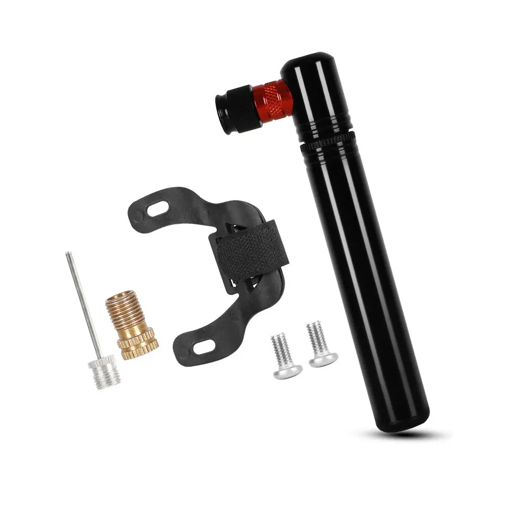 

Mini MTB Mountain Road Bike Air Pump Aluminum Alloy Portable Bicycle Tire Air Inflator for Basketball Football Bicycle Pump
