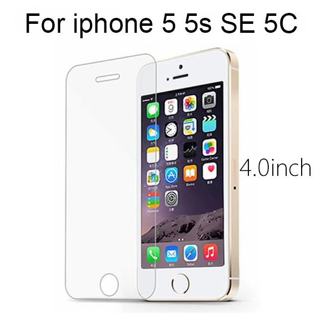 10 шт./партия 5 шт. 3 Закаленное стекло для iPhone 11 Pro X XS MAX 6 6s 7 8 Plus 4 4S 5 5S SE 5C Защитная пленка для экрана - Цвет: For iPhone 5 5S SE