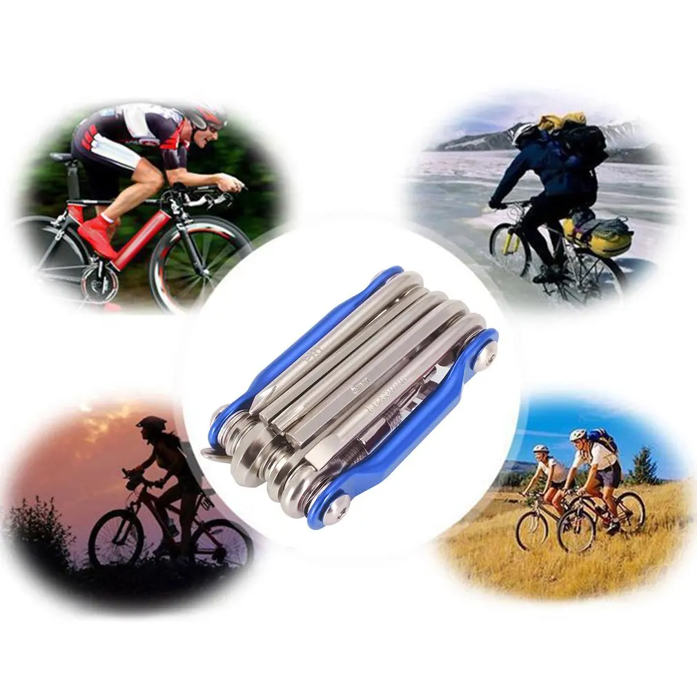 

New Bicycle Multifunctional Combined Wrench Set Fine Workmanship Good Performance Durable Portable Wrench Set