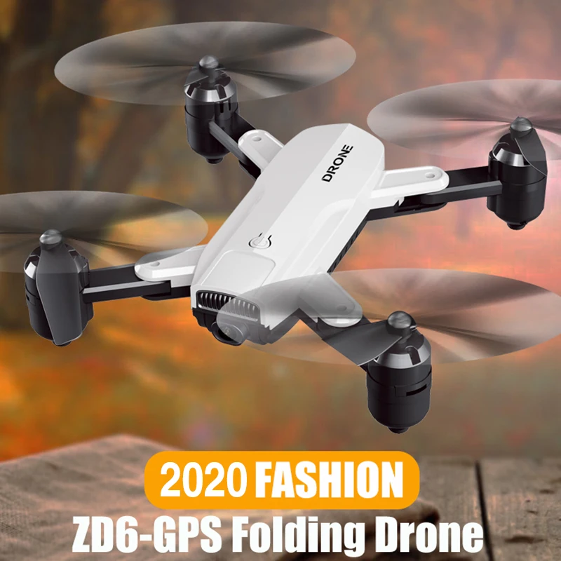 

XKJ RC Drone ZD6 4K HD Professional Aerial Camera 5G WIFI GPS FPV Smart Follow Gestures Photo Foldable Quadcopter
