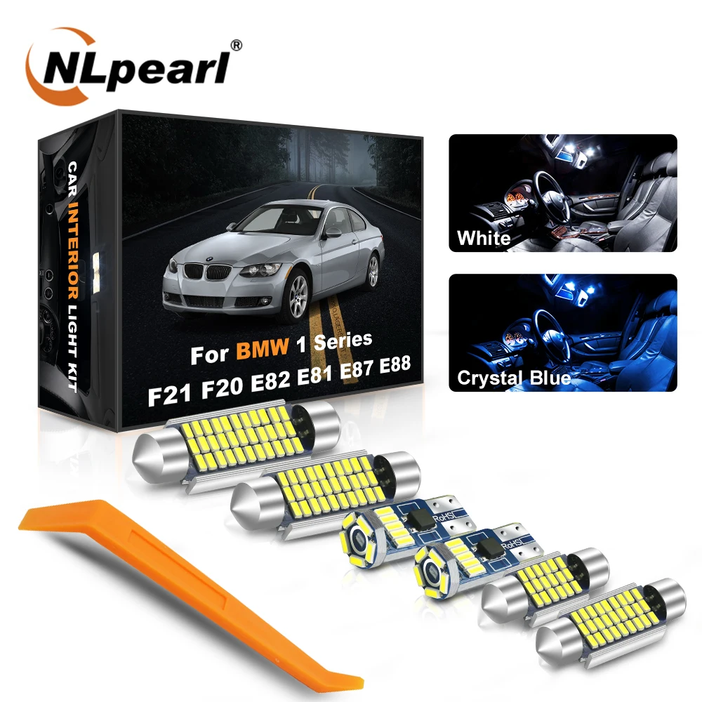 

NLpearl for BMW 3 Series E46 E90 E36 E92 E91 E93 1990-2013 Vehicle T10 W5W Led Cabbus C5W Led Interior Map Dome Indoor Light Kit