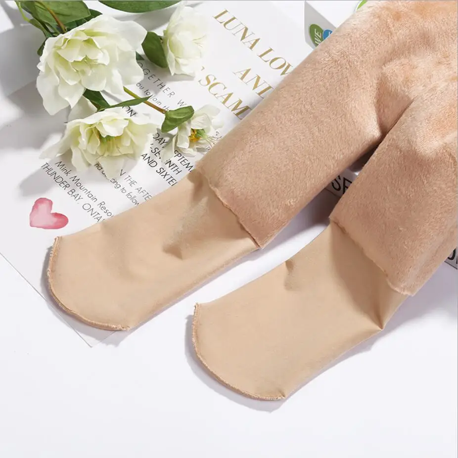 Зимние плотные бархатные колготки большого размера 300 г женские пикантные rajstopy