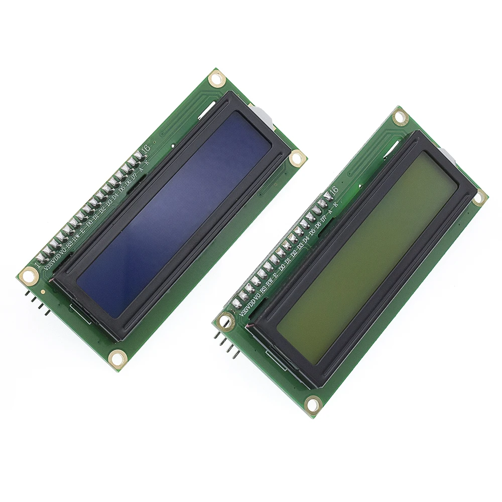 Модуль TENSTAR ROBOT LCD 1602 + I2C синий/зеленый экран PCF8574 адаптер IIC/I2C | Электронные
