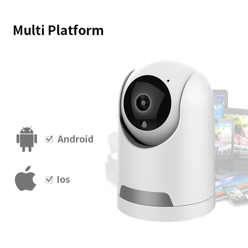 2MP Tuya Wi Fi IP Камера автоматическое слежение за домашняя комнатная камера