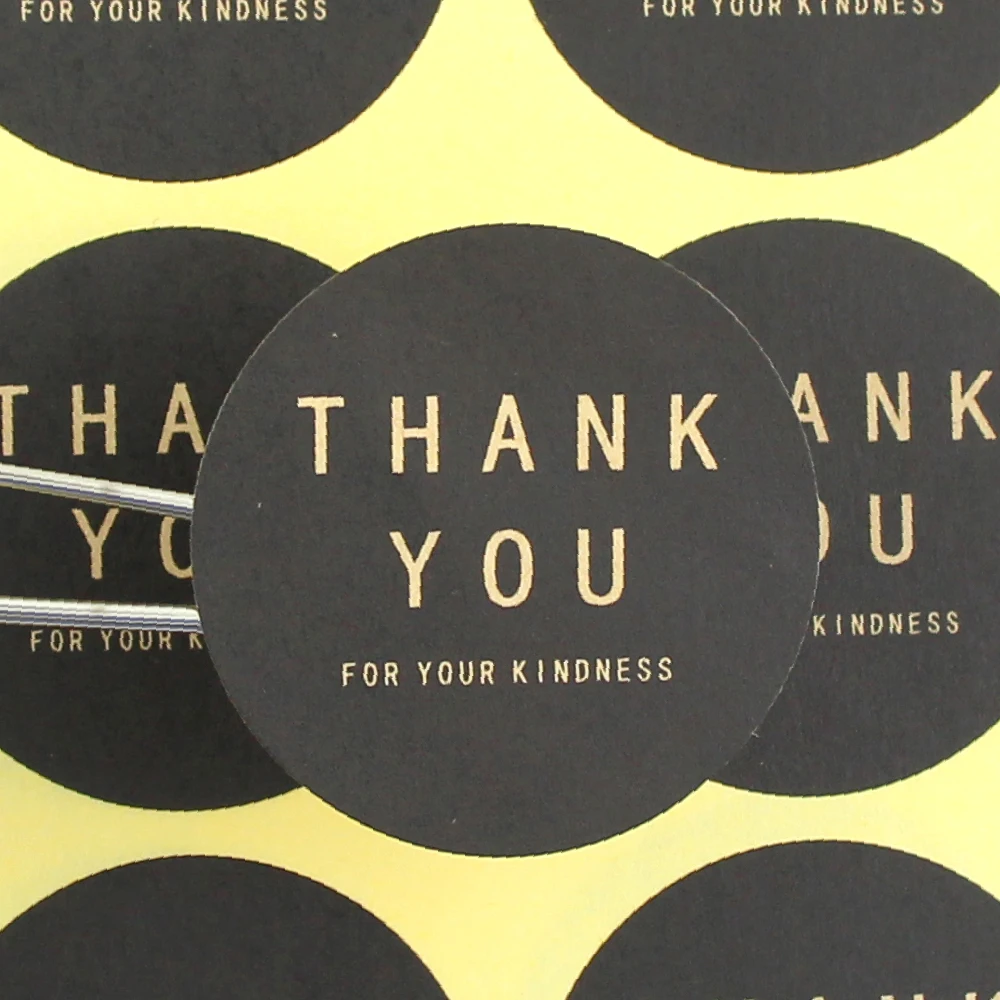 Наклейки круглые/квадратные спасибо 10 листов | Дом и сад