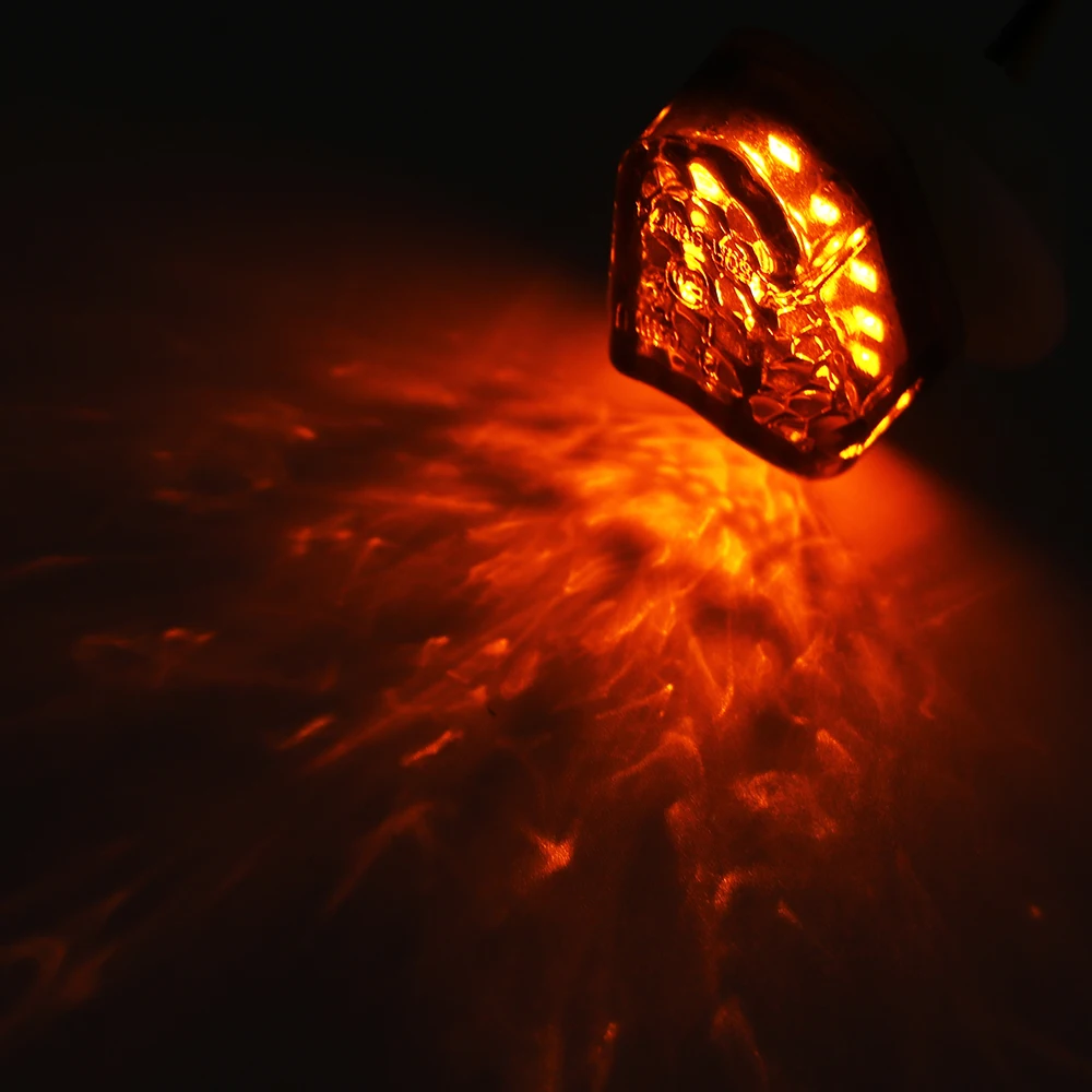 

LEEPEE 2 Pieces/Set For Turn Signal Lights Flasher light Amber Lampada Indicator Lamp Motorcycle Lighting