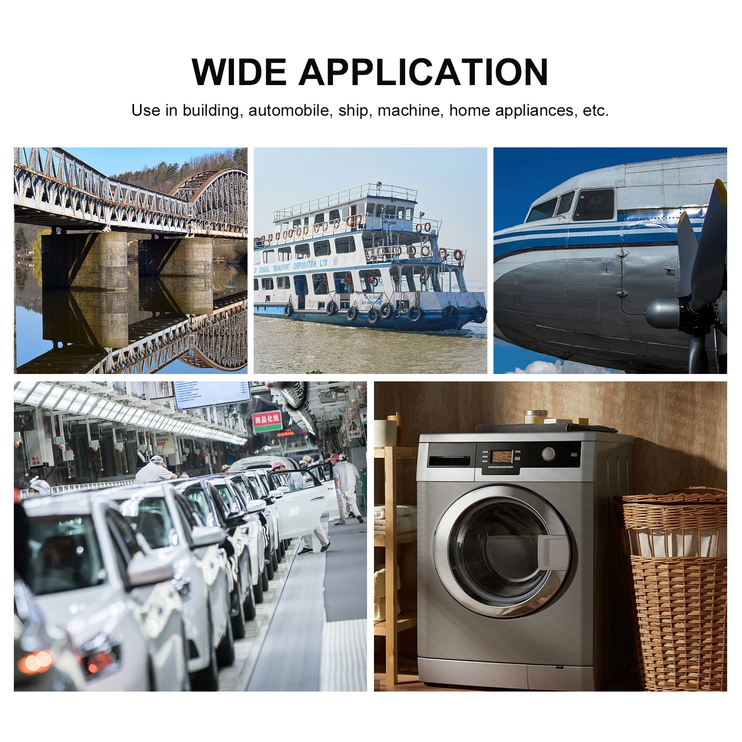 

KKmoon 8-Piece Air Rivet Hammer Bit Set 40Cr Steel Smoothing Pneumatic Air Hammer Bits with Spring