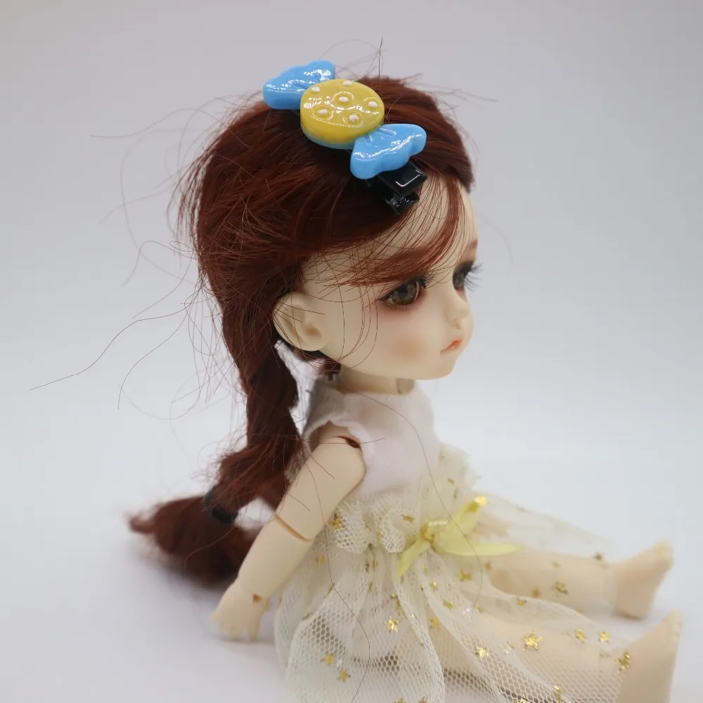 15 см BJD 1/8 кукла суставная Смола включает глаза одежда парики