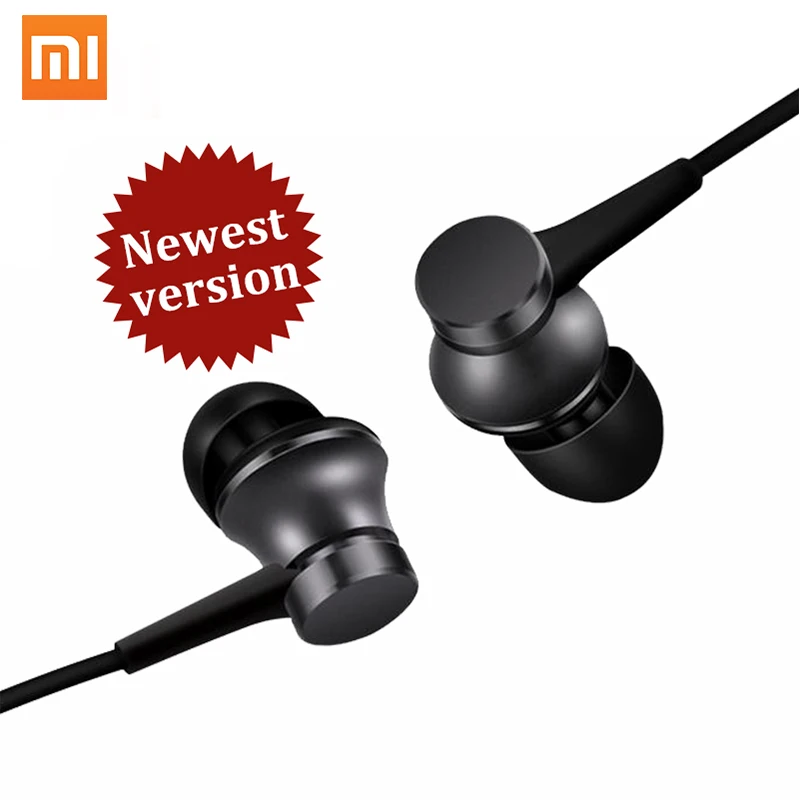 Яркие наушники Xiaomi Piston с микрофоном 100% фирменная гарнитура поддержкой MP4/MP3 для