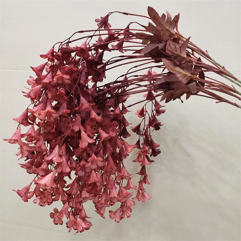 7 шт. искусственные длинные цветки колокольчики (4 стебля/штука) 33 46 дюйма осенние