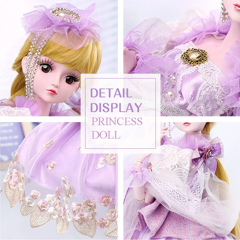 

Spot demi doll serra 60 cm replacement doll set large gift box knuckle doll girl toys