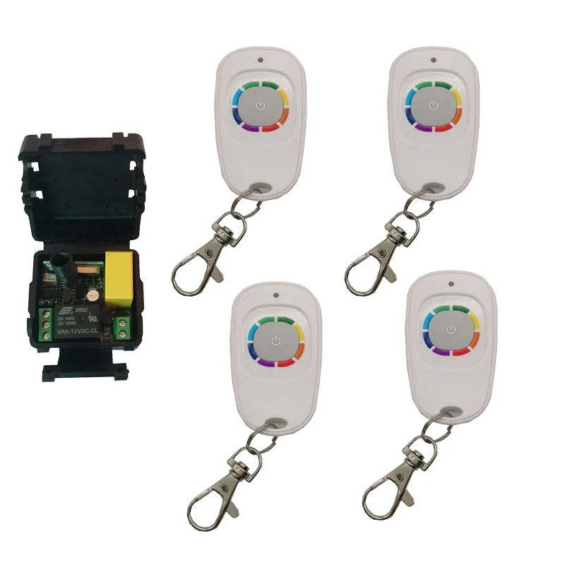 

AC 220V 1CH Relay Wireless Remote Switch System Remote Control Switch 10A Receiver + Waterproof Transmitter 315Mhz/433Mhz