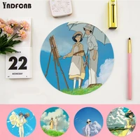 yndfcnb the wind rises beautiful anime round mouse mat computer desk mat for gaming