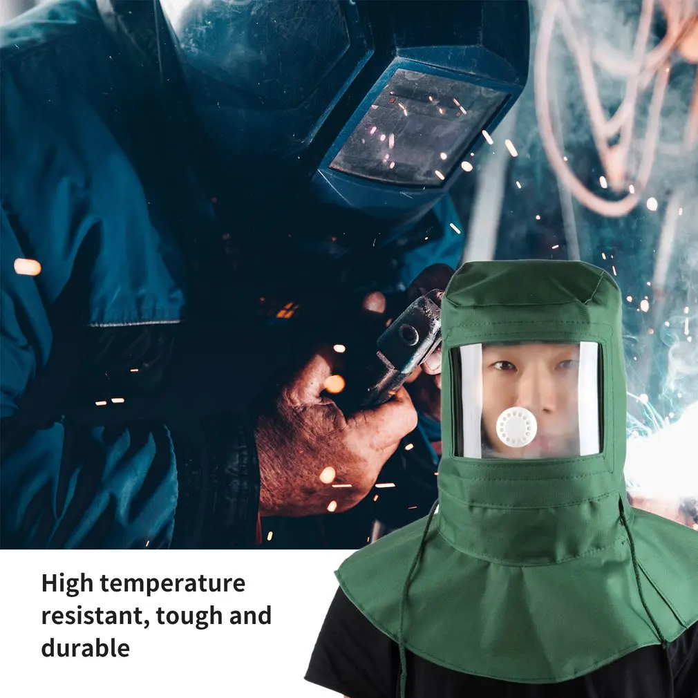 Рабочая маска для лица промышленная защитная шлема Пескоструйный капюшон