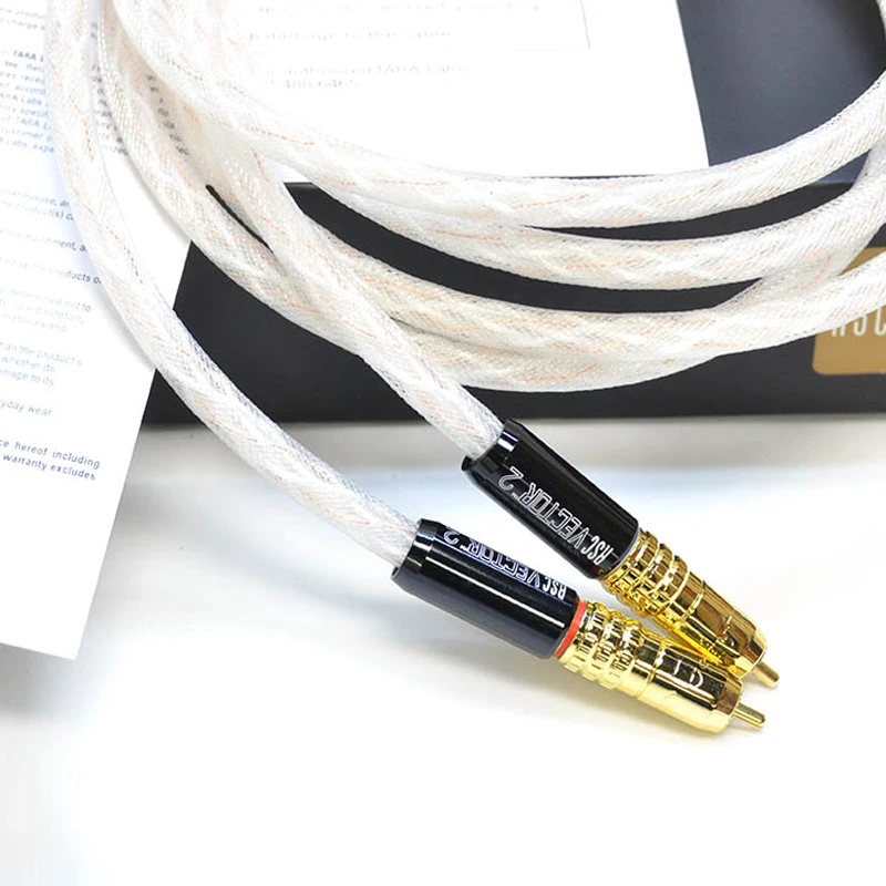 Кабели HIFI RCA Taralabs RSC Vector 2 соединительный кабель с золотой штекером rca|Кабели VGA| |