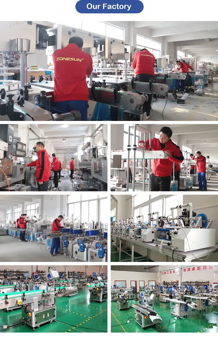 ZONESUN ZS-FAL180P9 Automatic Biscuit Toner Coffee Dry Auger Economic Spices Powder Bottle Filling Capping And Labeling Machine