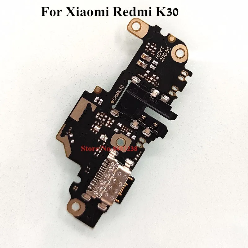 

Оригинальный USB-порт для зарядки док-станции, гибкий кабель для материнской платы Xiaomi Redmi K30, зарядное устройство, разъем + Замена микрофона