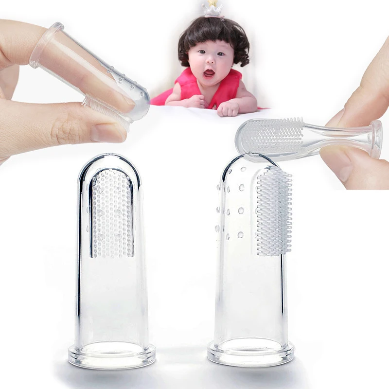 2 шт. Силиконовая зубная щетка для новорожденных уход за зубами резиновая