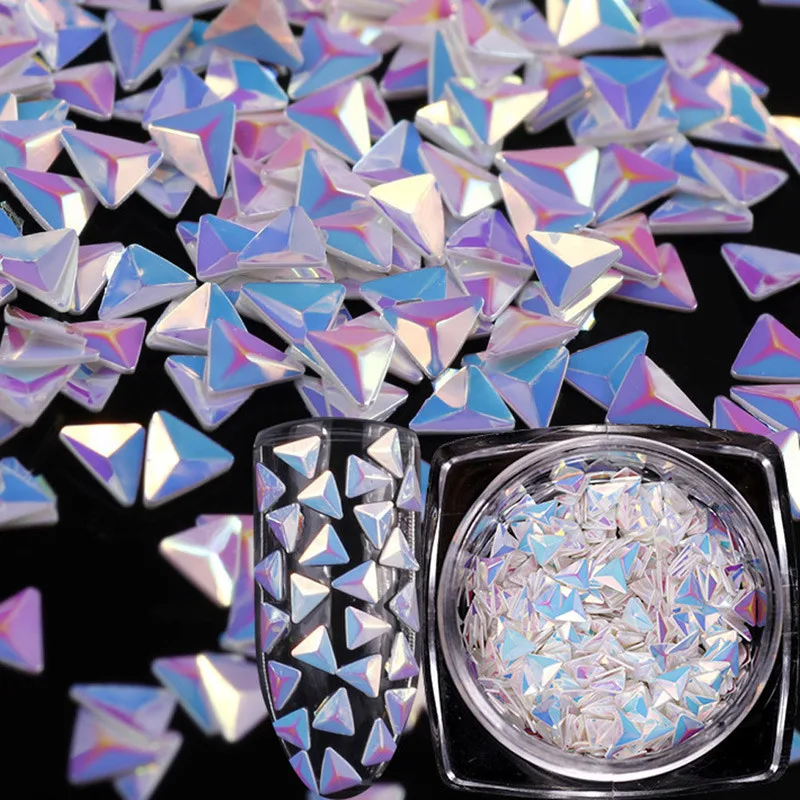 Новые 1 коробки цвета Блестки для нейл Арта (искусство украшения ногтей) Хамелеон