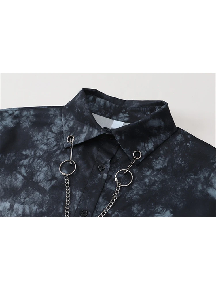 Осенний комплект из двух предметов Женская корейская мода свободная рубашка