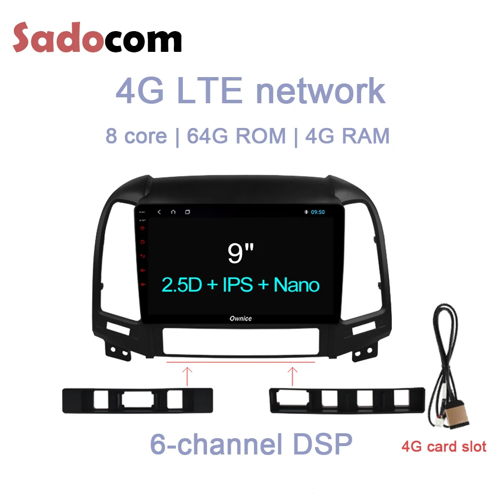 9 &quotDSP автомобильный dvd-плеер 8 ядерный 4 Гб ОЗУ г LTE wifi Bluetooth gps карта радио TPMS Android 1