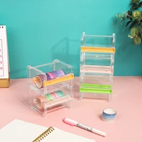 creative washi tape cutter set tape tool transparent tape holder tape dispenser school supplies office stationery