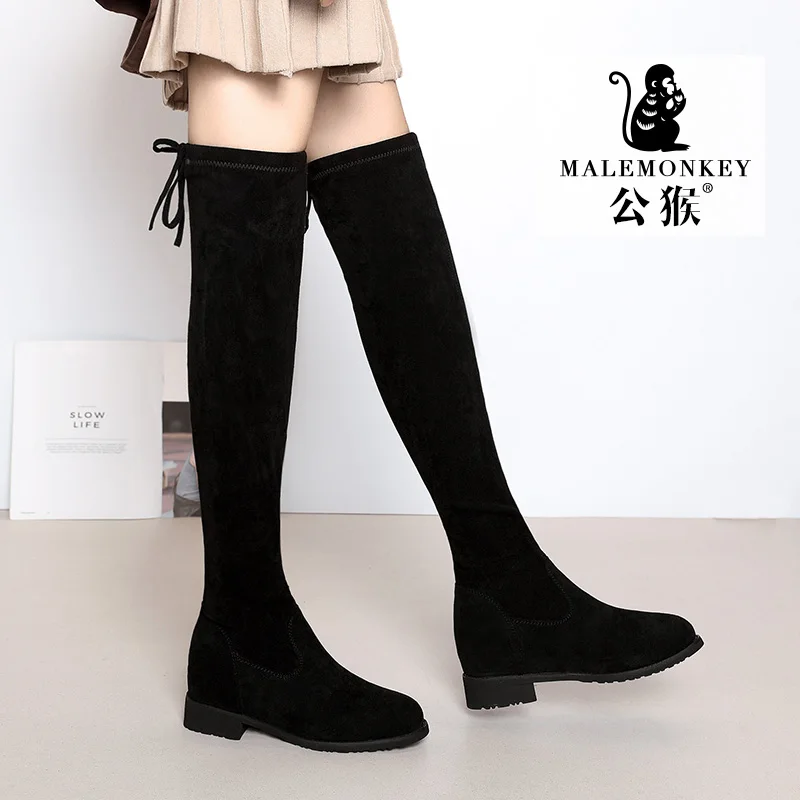 Новые модные зимние женские сапоги повседневная обувь Женские Сапоги выше