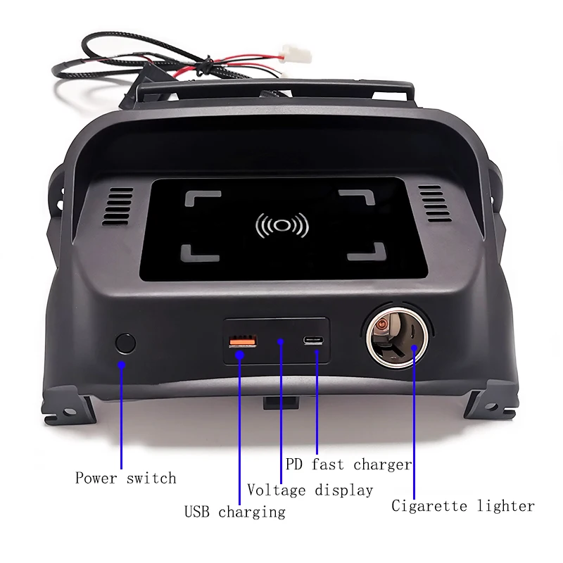 car qi wireless charging phone charger fast charging case phone holder accessories for toyota corolla levin 2019 2020 free global shipping