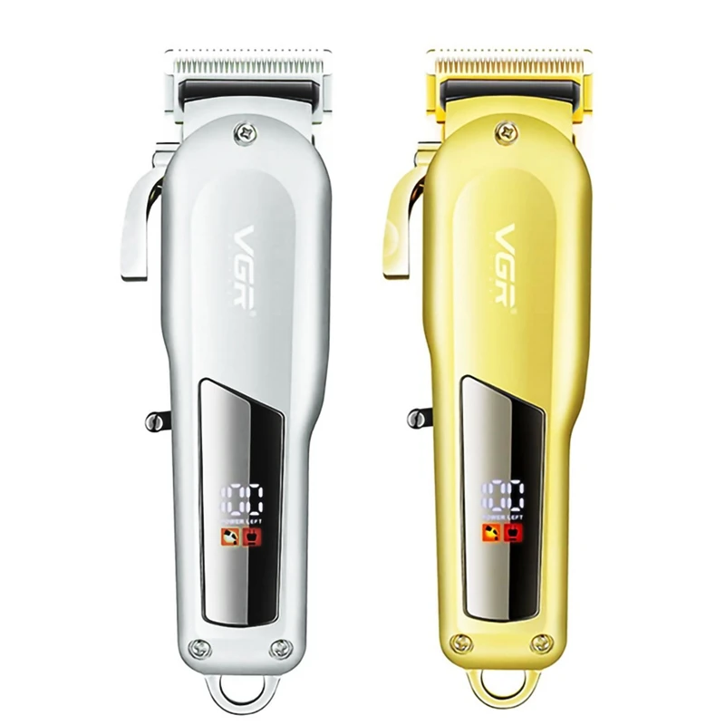 

VGR V-278 Electric Hair Clipper LED Display Professional Hair Cutting Machine Recharge Cordless Hair Trimmer for Men