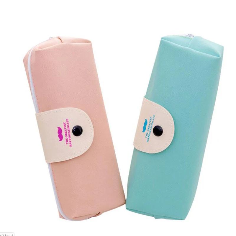 1 шт. пенал квадратный высокой емкости борода Карандаш сумка школьные