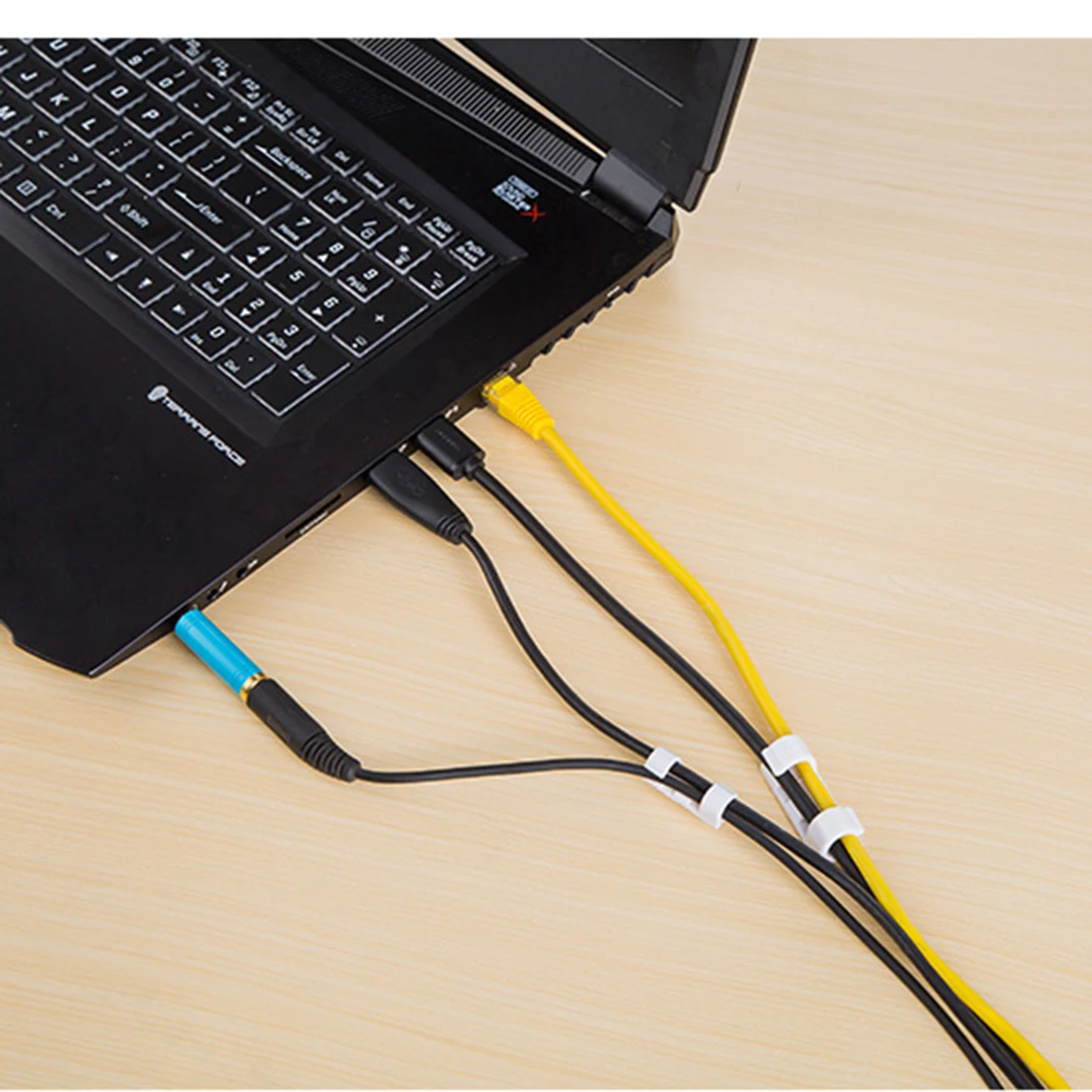 

Wire Clamp Desktop Organizer Clips Buckle Cable Management ABS Wire Manager Cord Holder USB Charging Data Line Winder Finsher