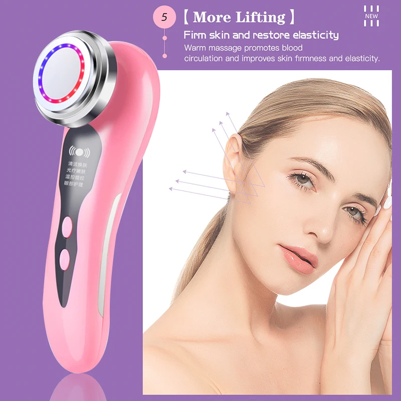 Новый ультразвуковой инструмент для омоложения микротоковых клеток лица с