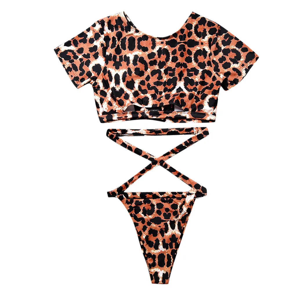 Женское бикини с эффектом пуш ап и высокой талией купальник из двух предметов