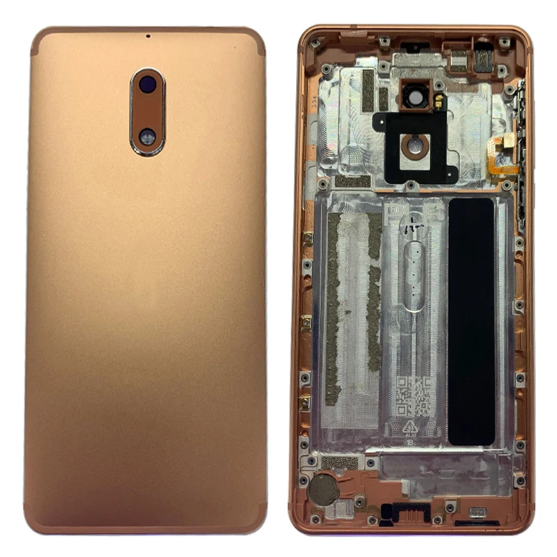 Оригинальная задняя крышка батарейного отсека панель Корпус для Nokia 6 Крышка с