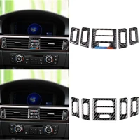 carbon fiber central air conditioner outlet ac outlet dashboard speaker panel decor m accessories for bmw e90 e92 e93 3 series