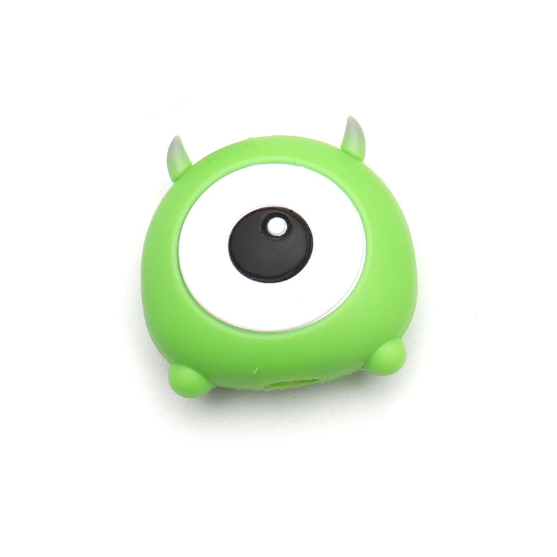 Оранжевый Милый мультфильм animel кабель протектор для iphone usb кабель chompers держатель зарядное устройство провода Органайзер аксессуары для телефонов Прямая поставка - Цвет: Оранжевый