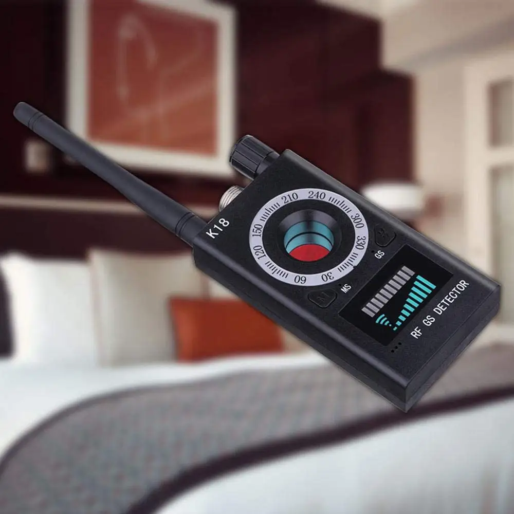 K18 Anti Spy Wiretap Bugs Mini Hidden Camera GPS GSM Lens RF Tracker Sound Signal Gizli Kamera Things Detector | Безопасность и