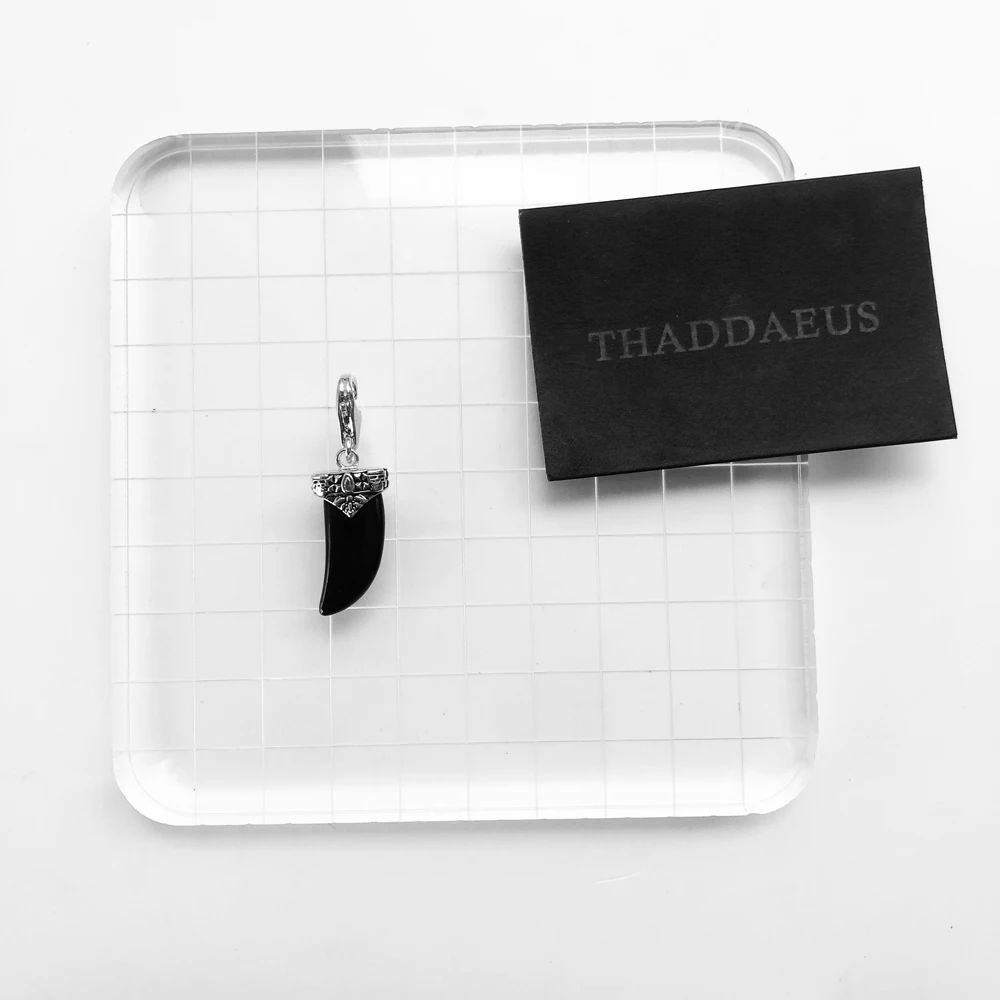 925 стерлингового серебра маори зуб очарование кулон этнические ювелирные